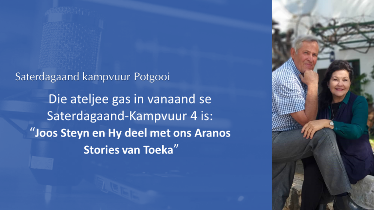 Saterdagaand Kampvuur 4 van 15 oktober 2022