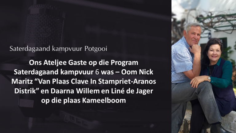 Saterdagaand Kampvuur 6 van 29 Oktober 2022